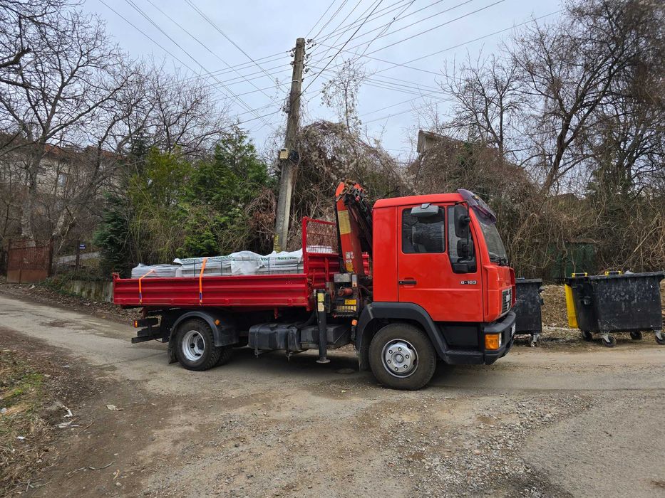 Работа със мини Багер и Самосвал с Кран