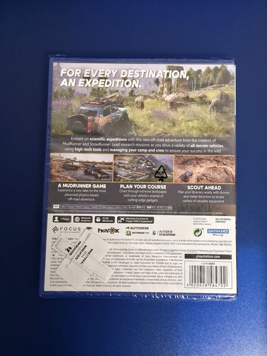 ЗАПЕЧАТАНА Expeditions: A MudRunner Game PS5 / PS 5