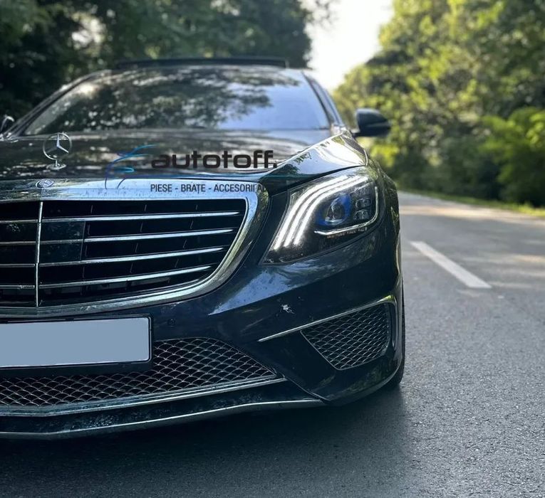 Faruri Full LED compatibil cu Mercedes S-Class W222 Semnal Dinamic (2013-2017) Facelift Design