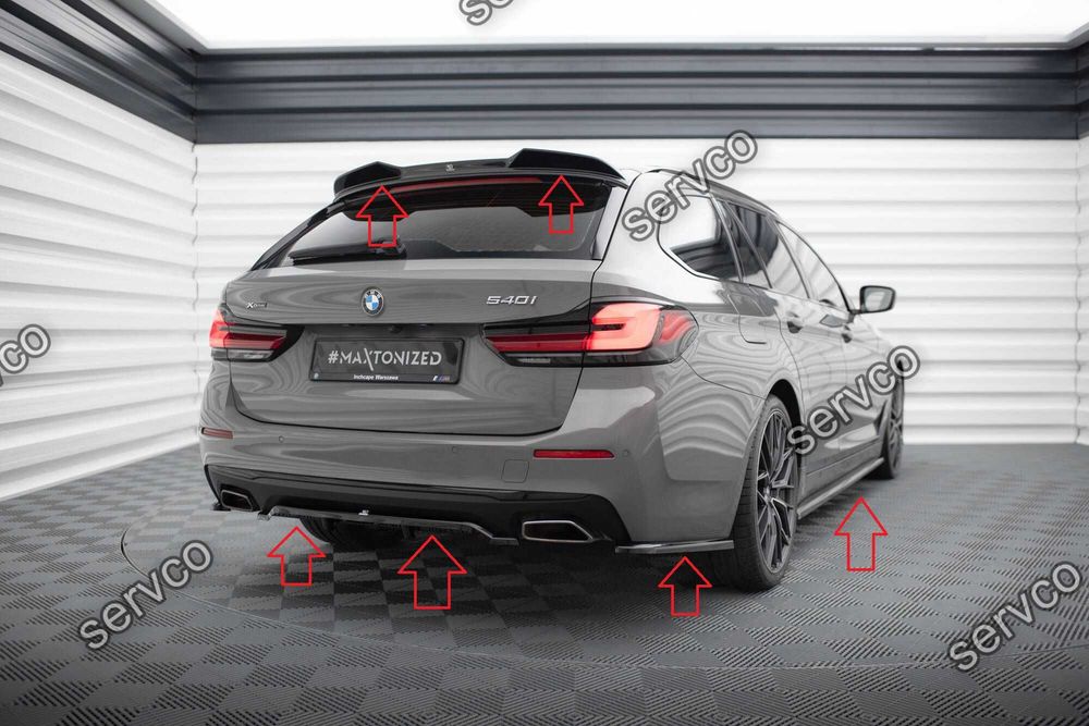 Pachet Exterior Prelungiri Body kit tuning Bmw Seria 5 G31 Touring 2020-2023 v8 - Maxton Design