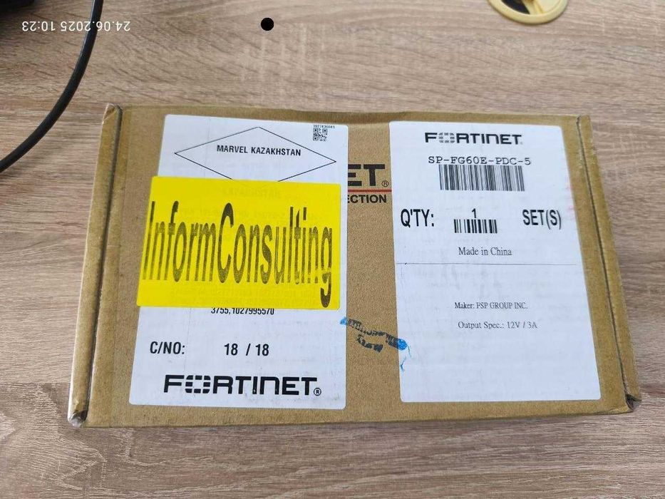 Блок питания AC для  Fortinet FortiGate 80E/81E, 80/81F