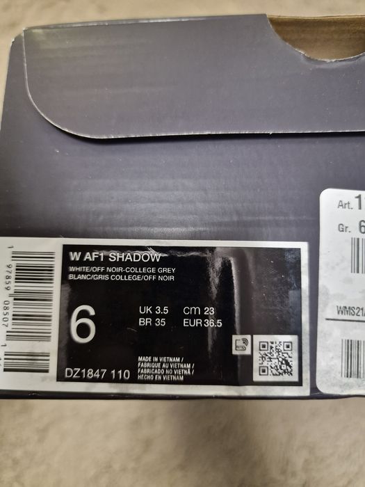 NIKE Pantofi Sport W AF1 SHADOW
Cod articol: DZ1847-110