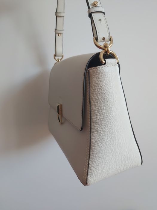 Furla Circe дамаска бяла чанта