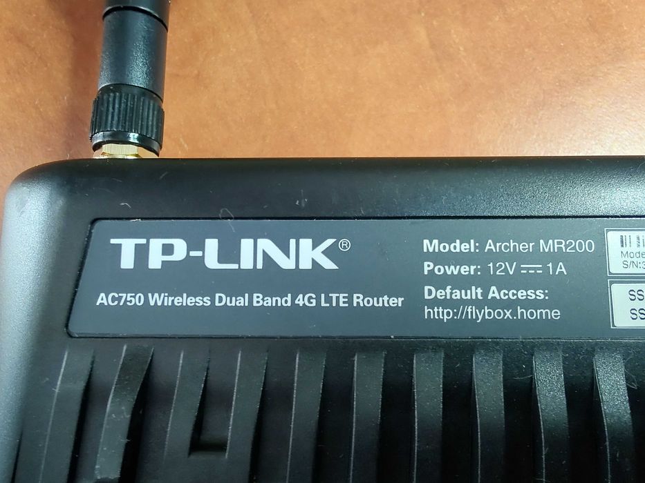 Router cartela SIM 4G LTE TP-Link Archer MR200 AC750 Dual-Band necodat