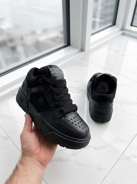 Adidasi AMIRI MA 1 Low Triple Black - Full Box - PREMIUM