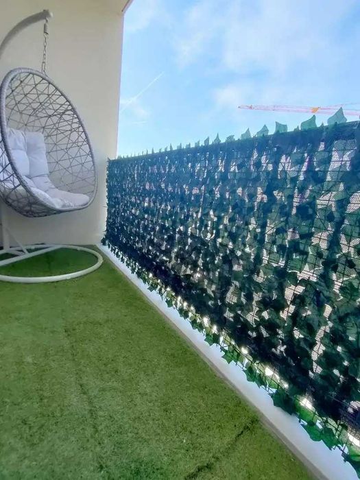 Изкуствен плет 3 метра, за балкон тераса градина - Декоративна ограда