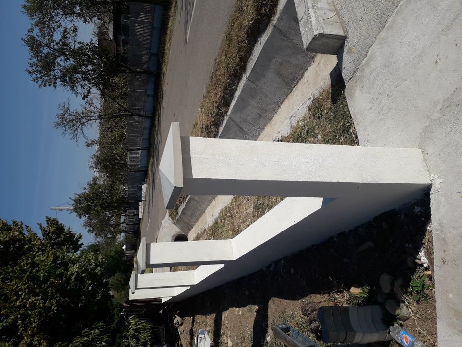 Pălării gard beton