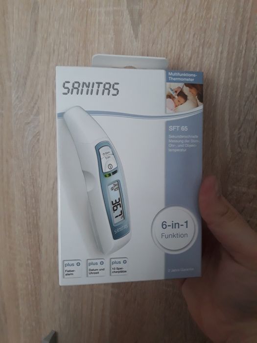 Termometru Multifunctional 6 in 1 Sanitas SFT 65 NOU, nefolosit, copii