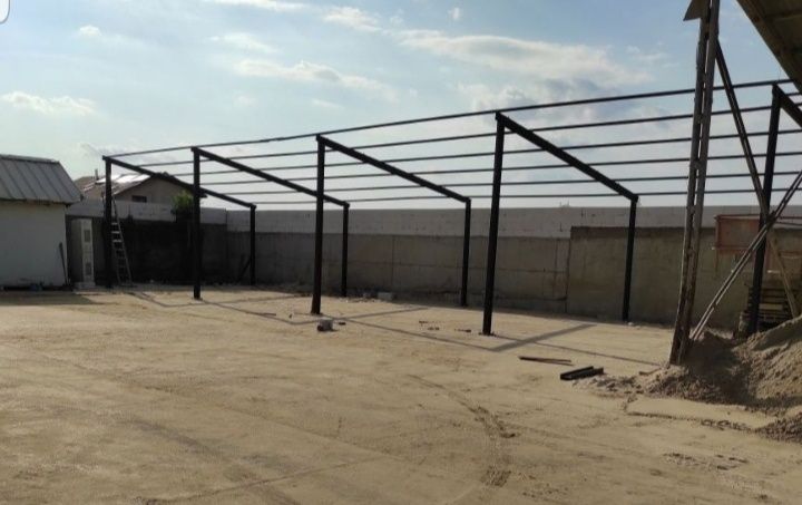 Vand hale metalice avem pe stoc asiguram transport si montaj rog serio