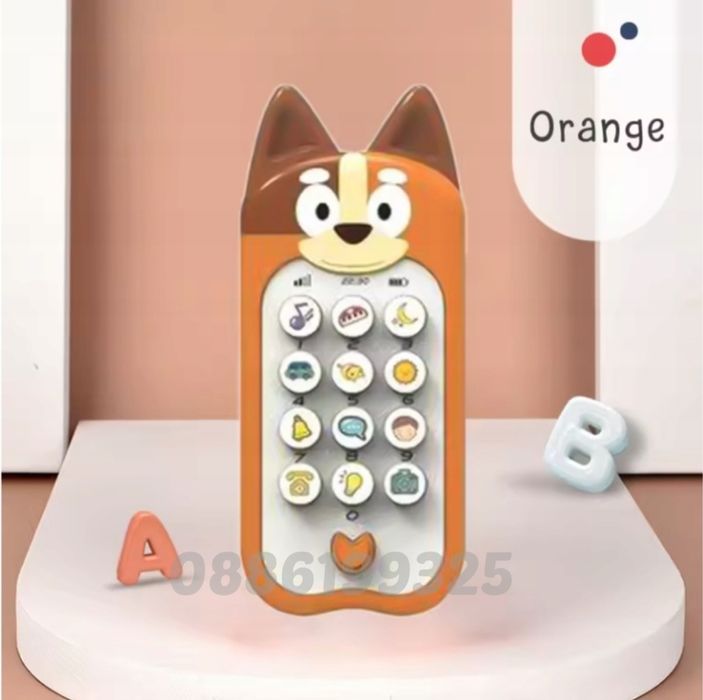 Плюшена играчка Блуи и Бинго + Музикален Телефон Bluey and Bingo