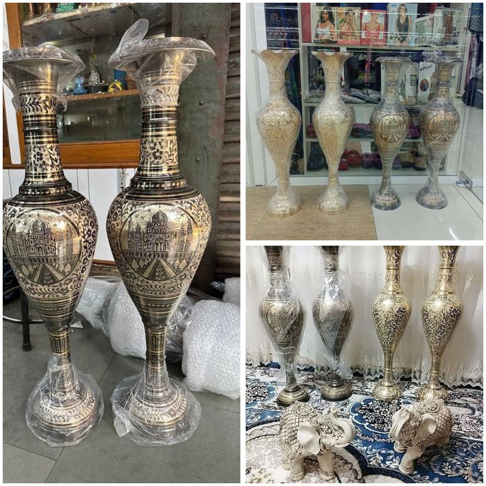 Посуда из Индии чак Чук , шоколадницы ,Вазы металл Латунь Новое В Нали