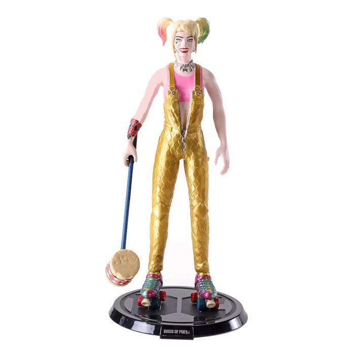 Figurina articulata, Harley Quinn, 18.5 cm, stativ inclus