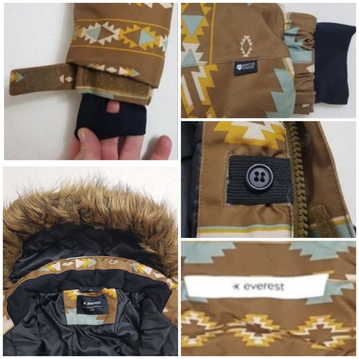 Salopeta iarnă EVEREST, combinezon zăpadă Overall manuși snowboard 122