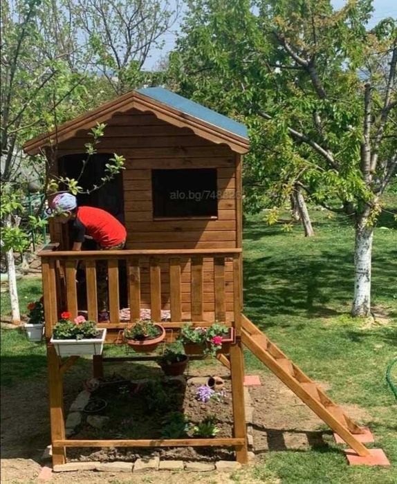 Детски дървени къщи