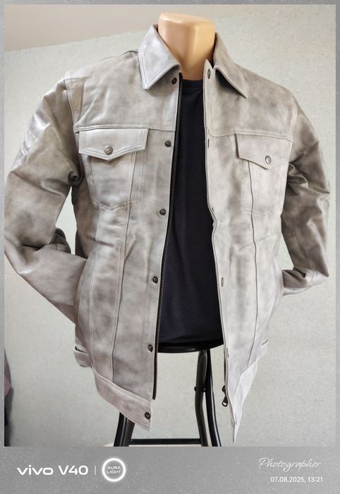 Мужская кожаная куртка