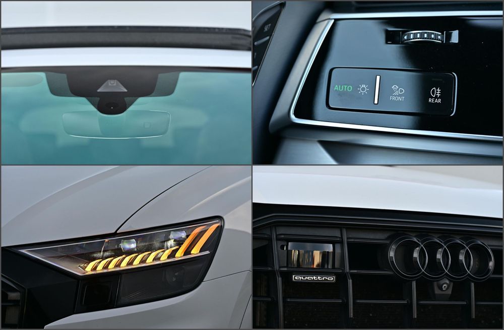 Audi q8 09/2018 s line  interior exterior extra full alb/negru