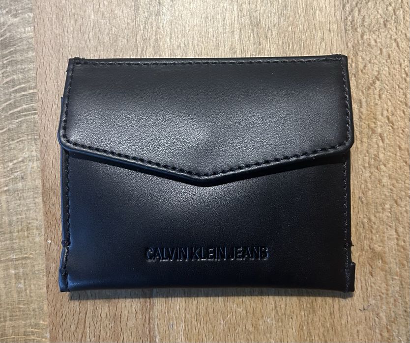 Кожен калъф за карти Calvin Klein