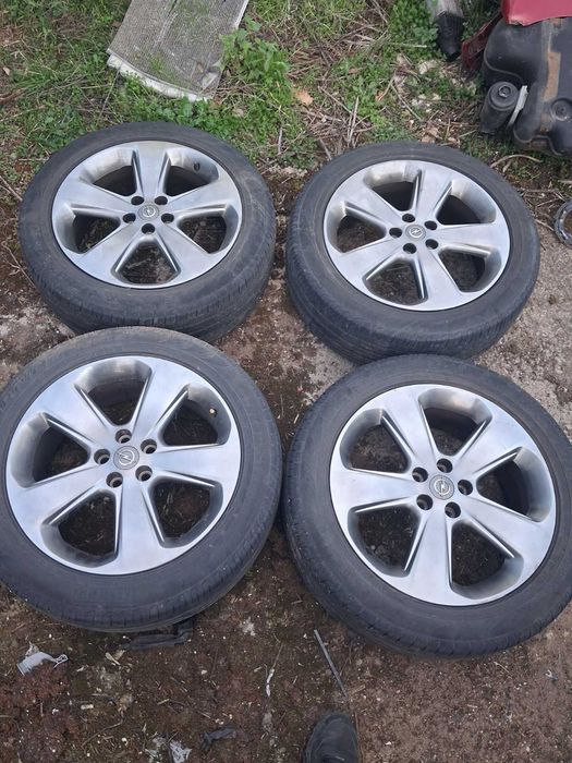 Ляти джанти 18ки с летни гуми Опел мола оригинални Opel moka