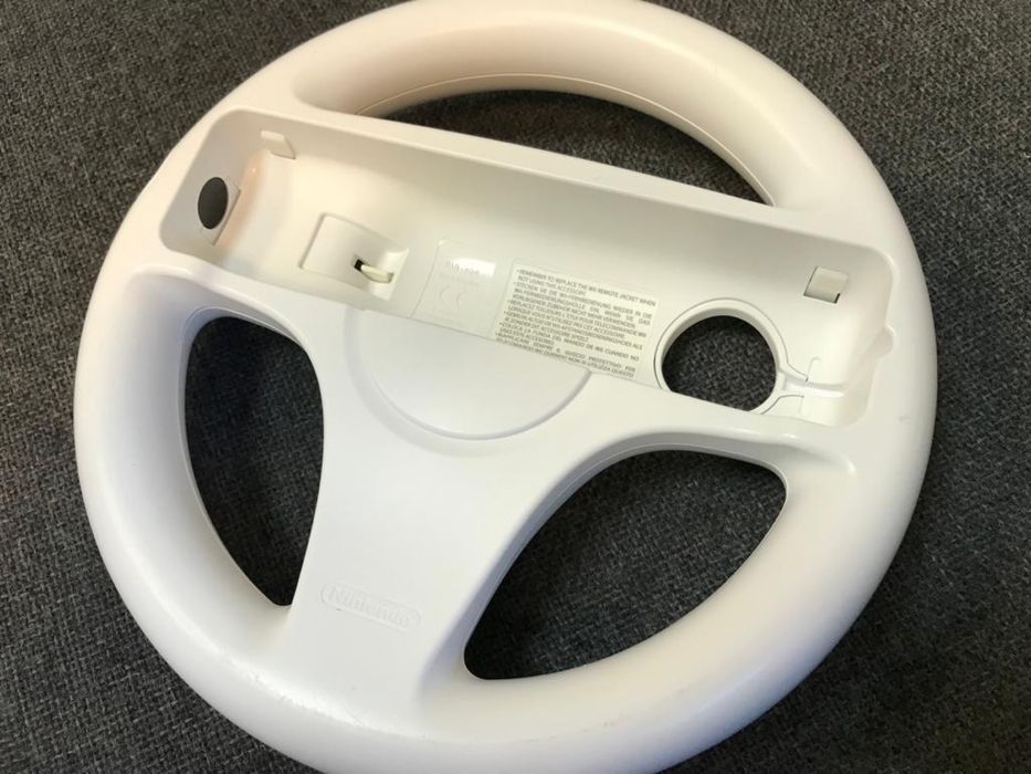 Volan plastic Alb, Nintendo Kart, original, stare perfecta.