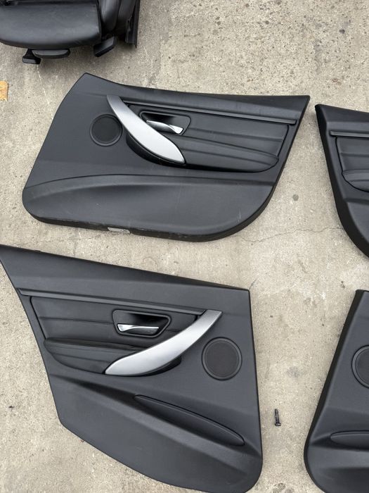 Рекаро салон bmw f30 бмв ф30 черен рекаро салон с подгрев rekaro