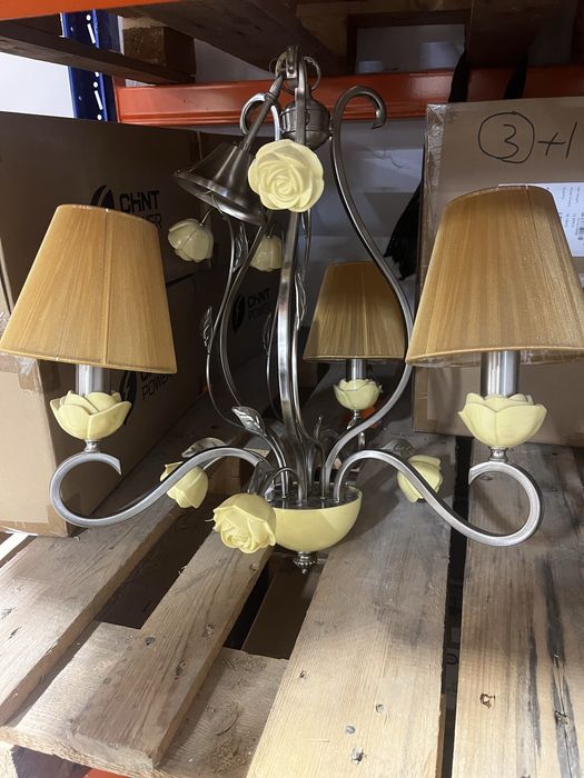 Candelabru 3 brate auriu