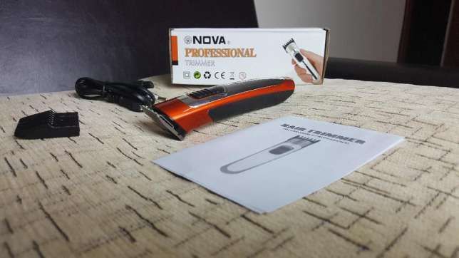 Masina de contur tuns barbierit cu acumulator Nova Profesional NOU