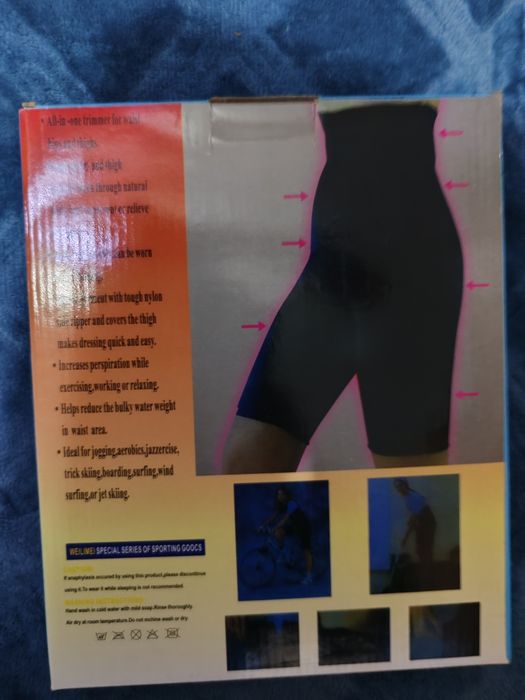 Pantaloni short Bermuda din neopren pt slăbit nou sigilat