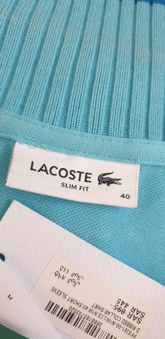 Lacoste Slim Fit Pique  Cotton  40 - M НОВО ОРИГИНАЛ Дамска Тениска