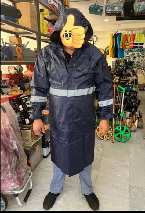 Водонепроницаемый дождевик, многоразовый плотный плащ,