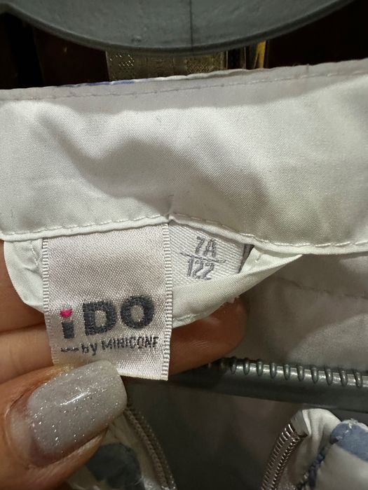 Демисезонная куртка пальто девочке 6-8 лет, бренд ido, сост.новой