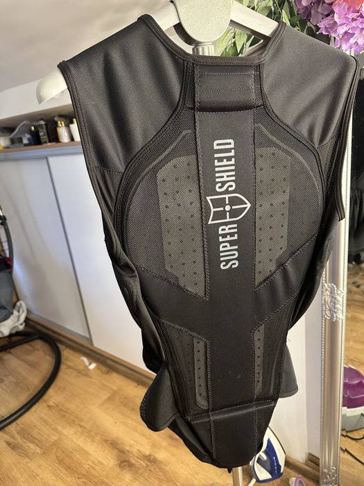Vesta protecție moto Super Shield L negru spate Level 2 ski MTB