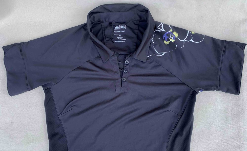Adidas Superb Tricou Functional Polo Negru Nou USA Oferta 1+1