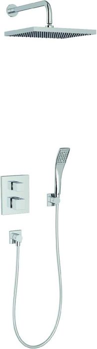 Вграден  душ комплект с квадратна пита хром – Jacob Delafon E30757-CP