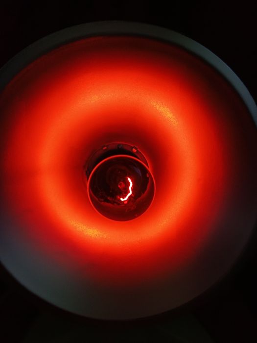 Красная лампа СССР  ( НОВАЯ )