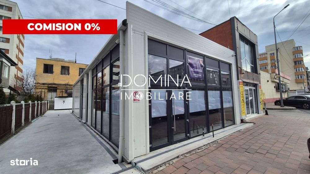 Spatiu nou - central - 120 mp - trafic intens - 5 locuri de parcare