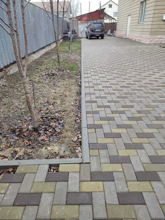 Брусчатка вибропресс, плитка тротуарная