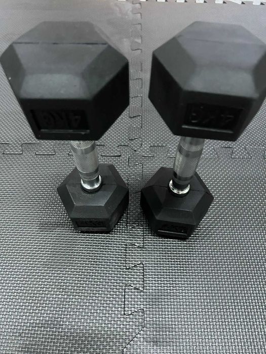 Set Gantere Hexagonale 8 kg, 2 x 4 Kg