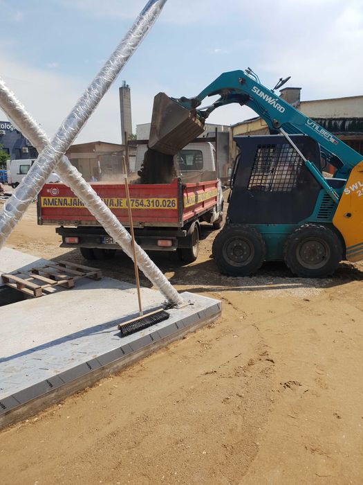 Amenajări parcări cu pavaje.