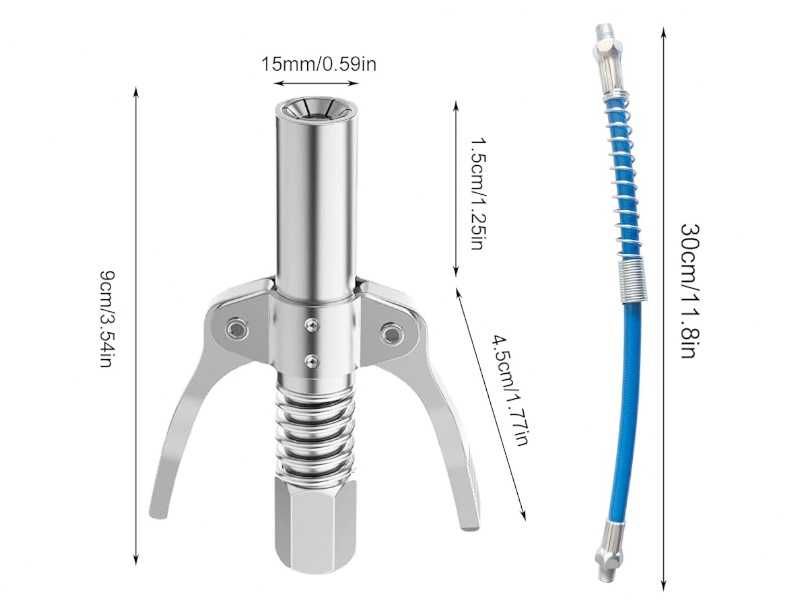Накрайник за такаламит с маркуч Накрайник за гресиране с маркуч