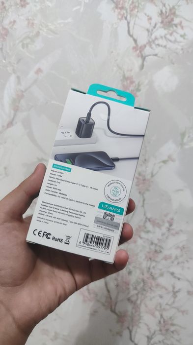 Новый шнур ашылмаған 60w type-c
