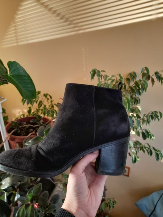 Боти с дебел ток H&M