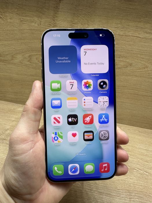 iPhone 15 Pro MAX 256gb Alb 100% battery life