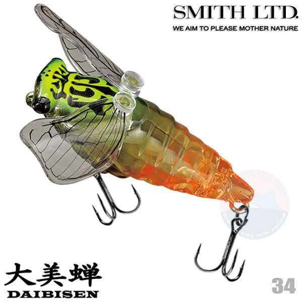 Воблер SMITH BISEN Floating, 38mm, 2.6g/ DAIBISEN Floating, 4g, 43mm