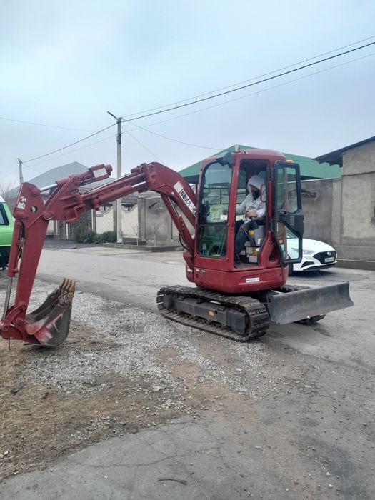 Экскаватор Тараз мини  трактор малютка , водопровод Су кіргізу септик