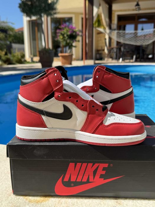 Jordan 1 Retro High Chicago 38 EUR Кецове + Кутия Нови