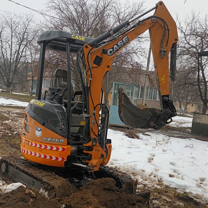 Vand miniexcavator CASE