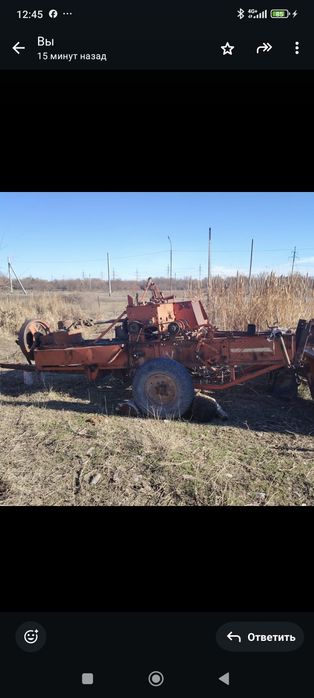 МТЗ 80 прес и жатка