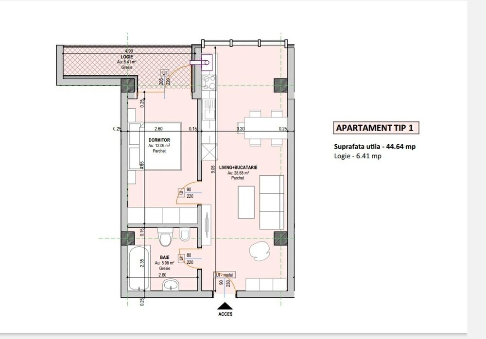 Apartamente 2 sau 3 camere! 1300€!