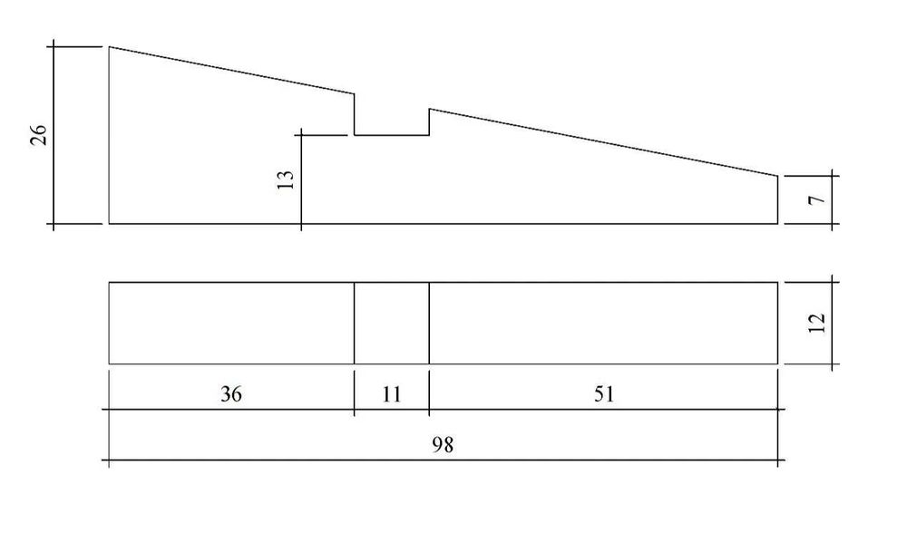 Suport de panou pentru fotovoltaice din beton cu unghi de 10 grade
