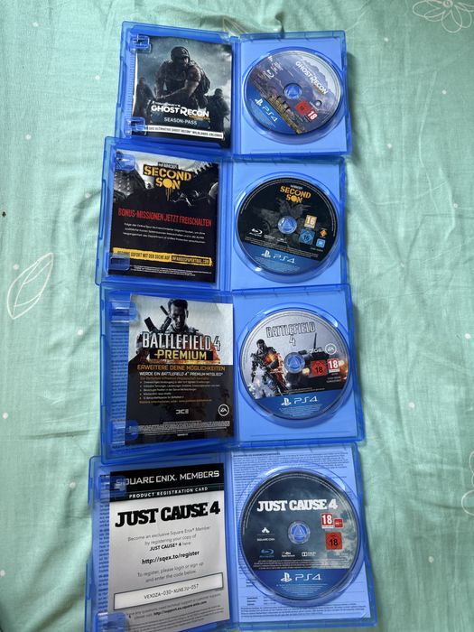 Jocuri ps4,200 de lei toate